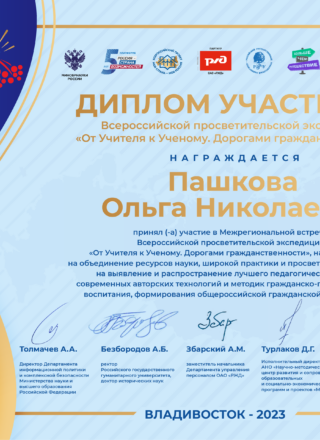 Сертификат Владивосток